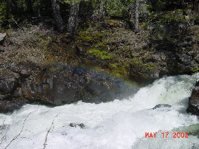 Rainbow over Rogue River Gorge