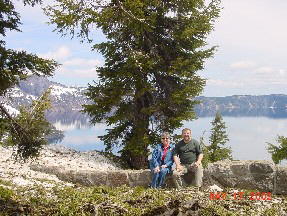 Denise and Jim at Crater Lake
