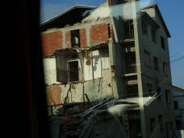 Bomb damaged home from the war