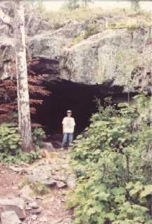 Peter at Suzy's Cave